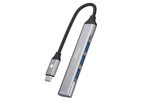 WyeFlow 4-In-1 USB-C To 4 USB-A Ports