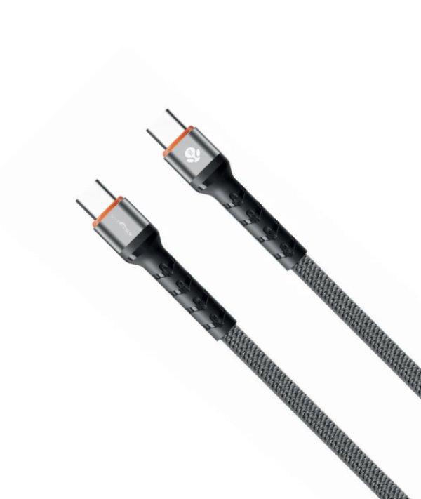 WYEFlow - USB-C to USB-C Cable | Super-Strand Braided | 60W Max | 1M