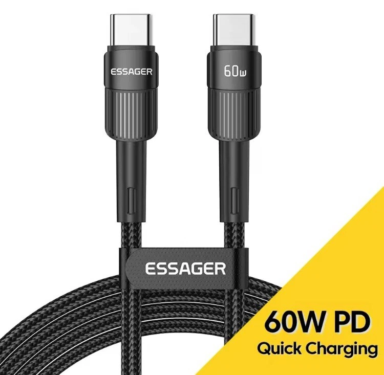 Essager USB-C Cable 60W 2M